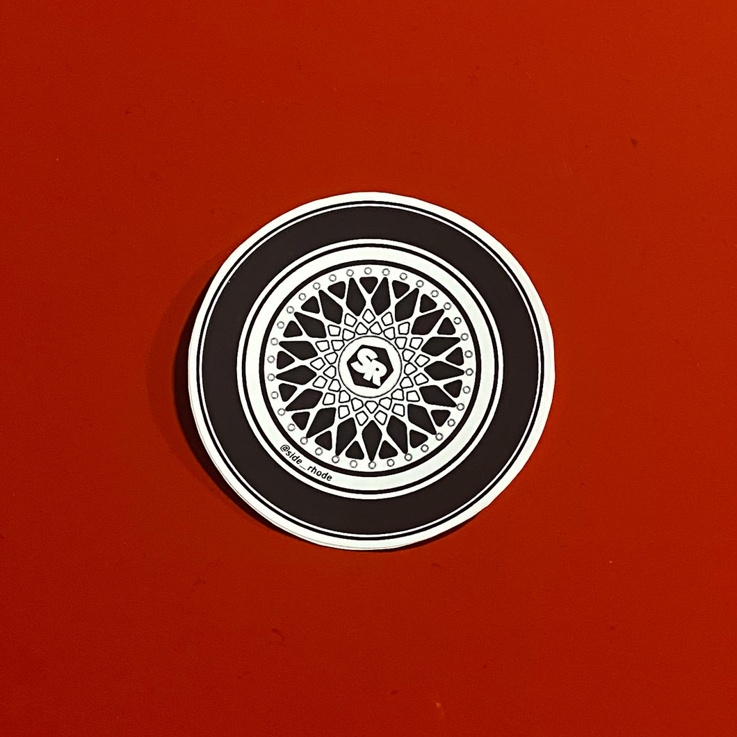 Mesh Wheel Sticker